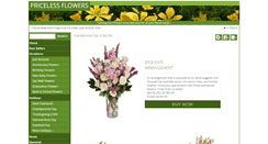 Desktop Screenshot of pricelessflowers.net