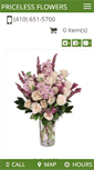 Mobile Screenshot of pricelessflowers.net